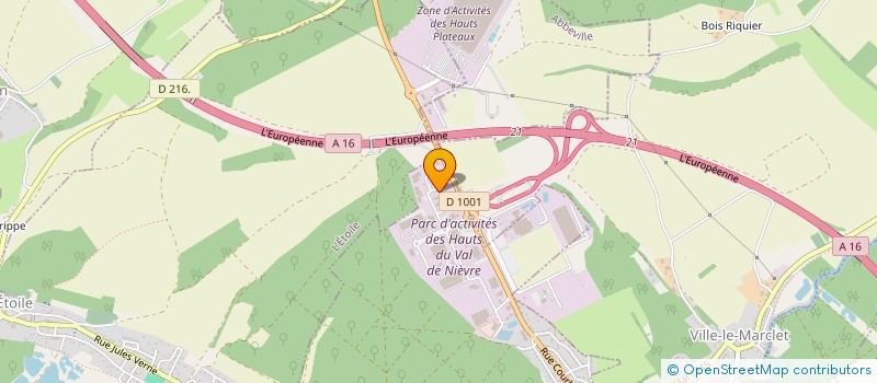 localisation de l'entreprise GAUTHRIN FCAS  FLIXECOURT