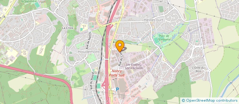 localisation de l'entreprise GAUTHROT FRERES SA  HEILLECOURT