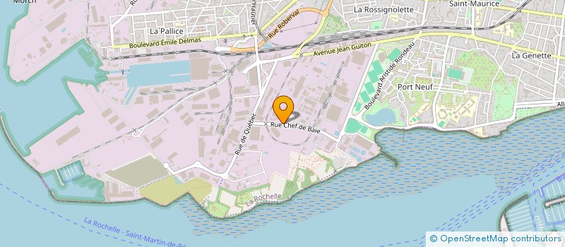 localisation de l'entreprise GAUTIER à LA ROCHELLE