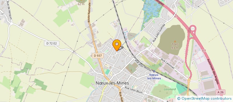 localisation de l'entreprise GAUTIER à NŒUX-LES-MINES