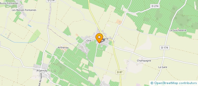 localisation de l'entreprise GAUTIER  VAUDELNAY