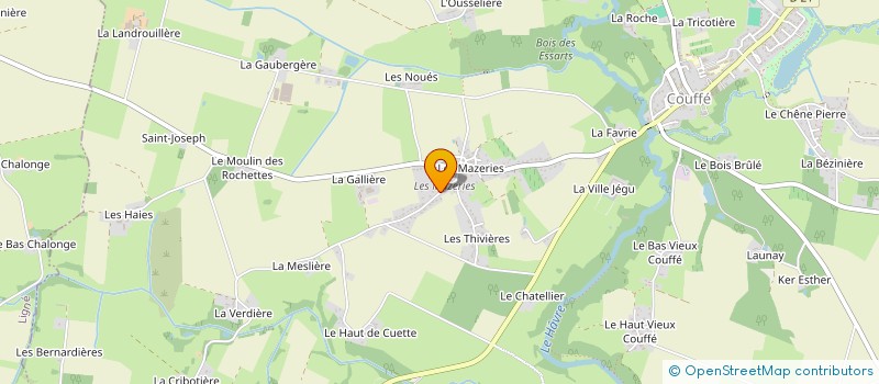 localisation de l'entreprise GAUTIER  COUFFE