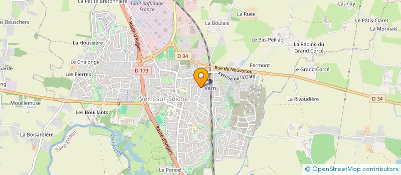 localisation de l'entreprise GAUTIER  VERN-SUR-SEICHE