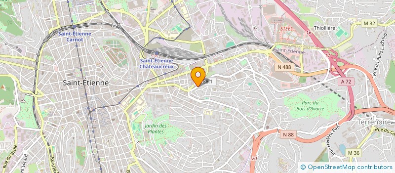 localisation de l'entreprise GAUTIER  SAINT-ETIENNE