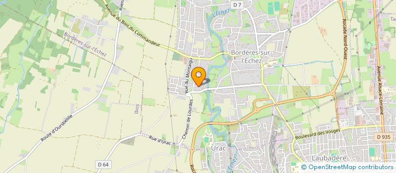 localisation de l'entreprise GAUTIER A&S  BORDERES-SUR-L'ECHEZ