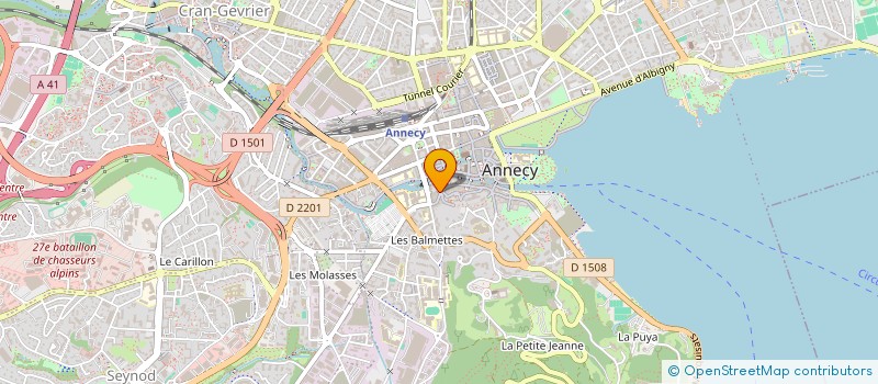 localisation de l'entreprise GAUTIER AGRO CONSULT à ANNECY