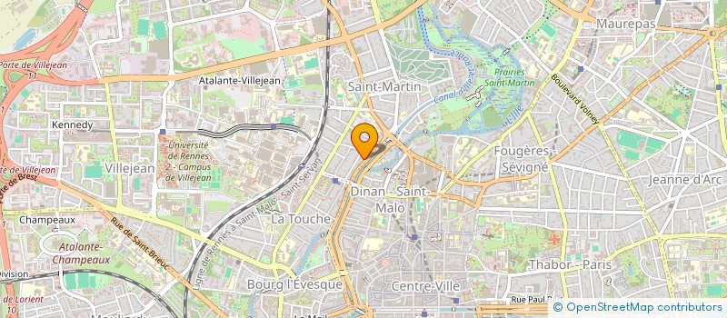 localisation de l'entreprise GAUTIER & ASSOCIES  RENNES