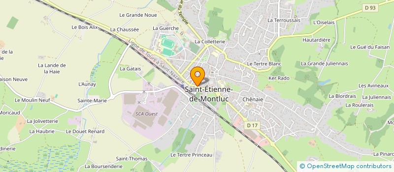 localisation de l'entreprise GAUTIER AVOCAT  SAINT-ETIENNE-DE-MONTLUC