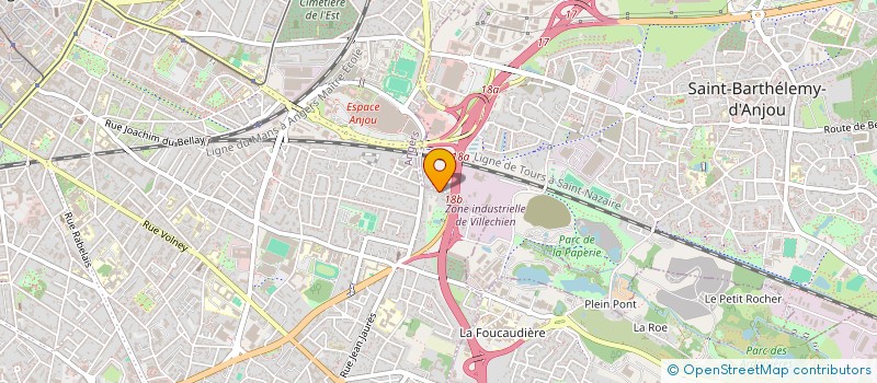 localisation de l'entreprise GAUTIER BATIMENT  ANGERS
