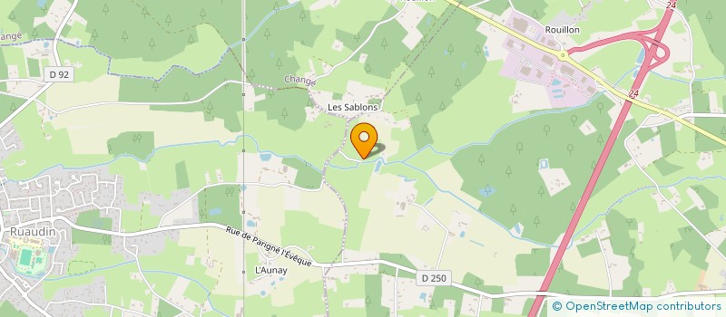 localisation de l'entreprise GAUTIER BEAUNE  PARIGNE-L'EVEQUE