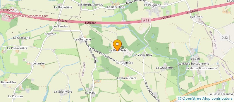 localisation de l'entreprise GAUTIER CHRISTOPHE  LOIREAUXENCE