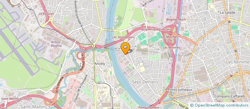 localisation de l'entreprise GAUTIER CONCEPTION  TOULOUSE