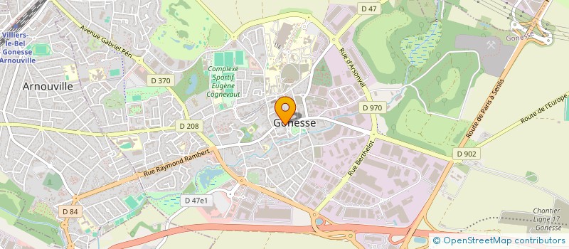 localisation de l'entreprise GAUTIER CONSULTING à GONESSE