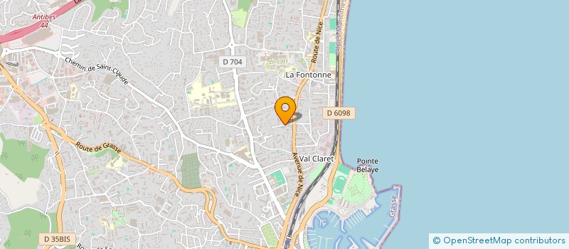 localisation de l'entreprise GAUTIER DORE à ANTIBES