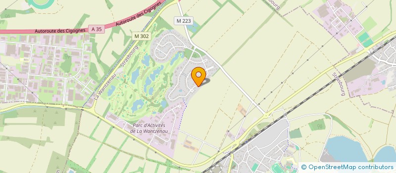 localisation de l'entreprise GAUTIER EBEL MOTORSPORT : G.E.M  LA WANTZENAU