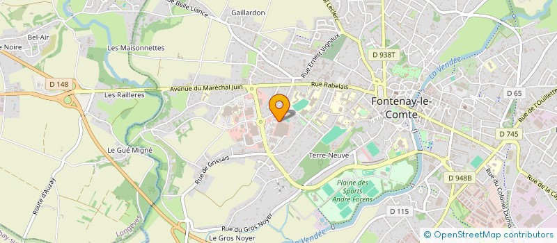 localisation de l'entreprise GAUTIER ET ASSOCIES à FONTENAY-LE-COMTE