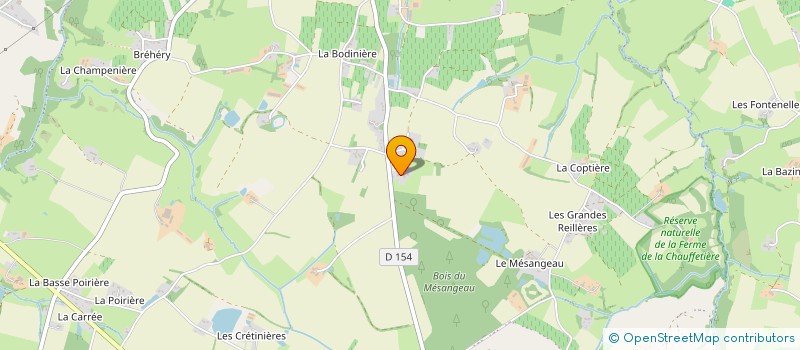 localisation de l'entreprise GAUTIER-FERTAM  OREE-D'ANJOU