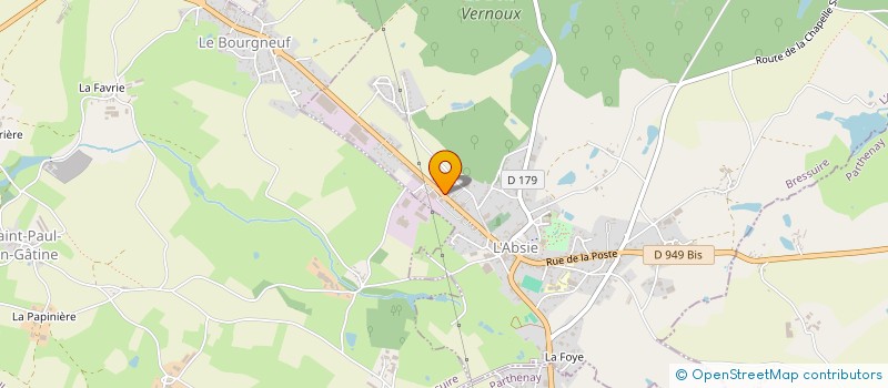 localisation de l'entreprise GAUTIER FRERES à L'ABSIE