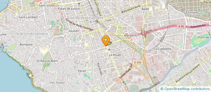 localisation de l'entreprise GAUTIER GESTION à MARSEILLE