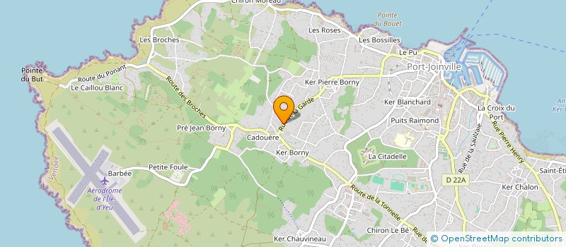 localisation de l'entreprise GAUTIER HENRI ET DANIEL  L'ILE-D'YEU