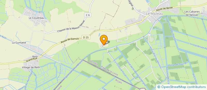 localisation de l'entreprise GAUTIER IMMOBILIER  LE MAZEAU