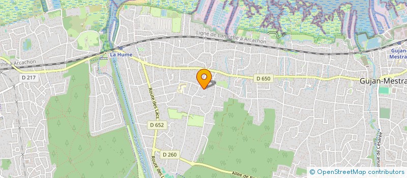 localisation de l'entreprise GAUTIER INTERIEURS à GUJAN-MESTRAS