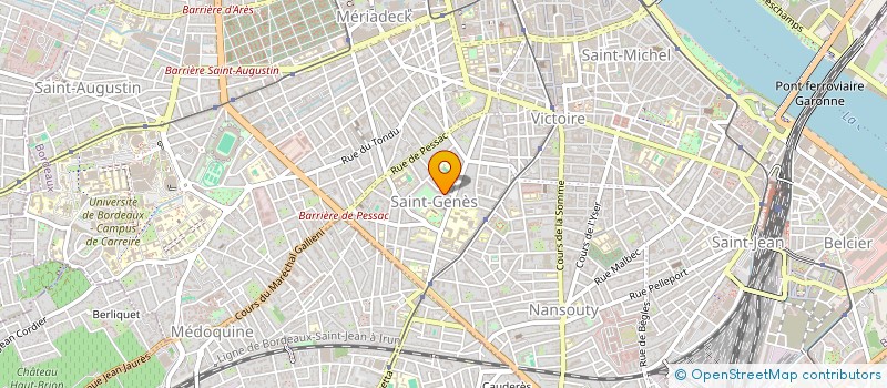 localisation de l'entreprise GAUTIER INVESTISSEMENTS PRIVES à BORDEAUX
