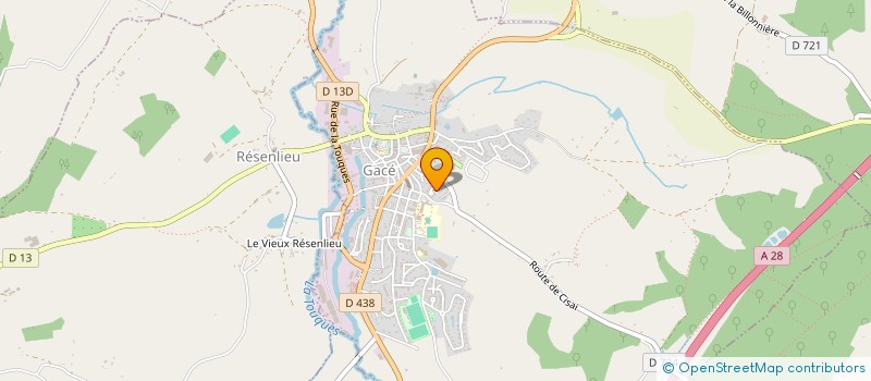 localisation de l'entreprise GAUTIER J-A à GACE