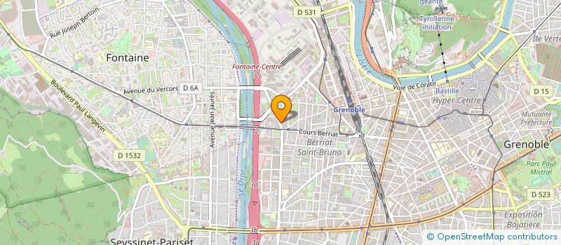 localisation de l'entreprise GAUTIER METAUX à GRENOBLE