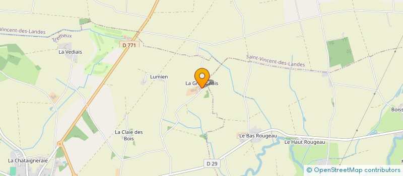 localisation de l'entreprise GAUTIER-ROINE  TREFFIEUX