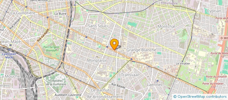 localisation de l'entreprise GAUTIER SCIARD  LYON