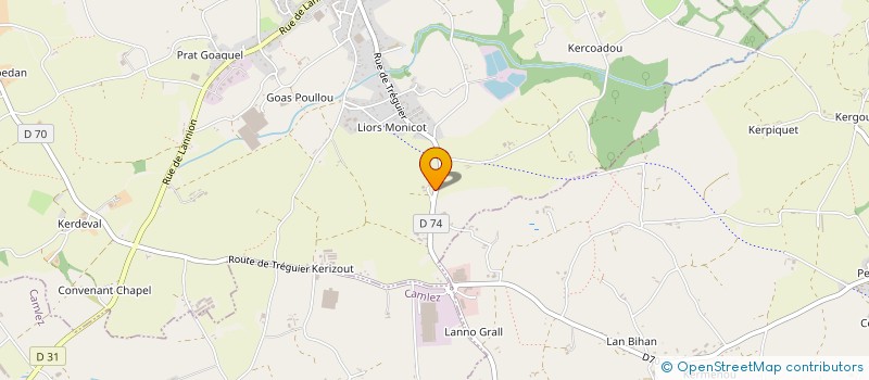 localisation de l'entreprise GAUTIER STEPHANE  PENVENAN