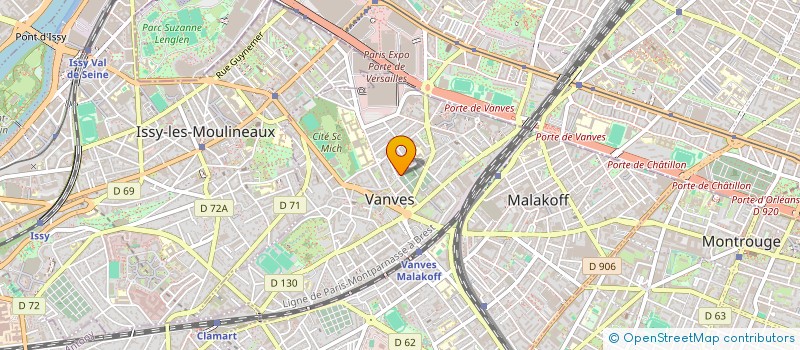 localisation de l'entreprise GAUTIER TAPIS DISTRIBUTION  VANVES