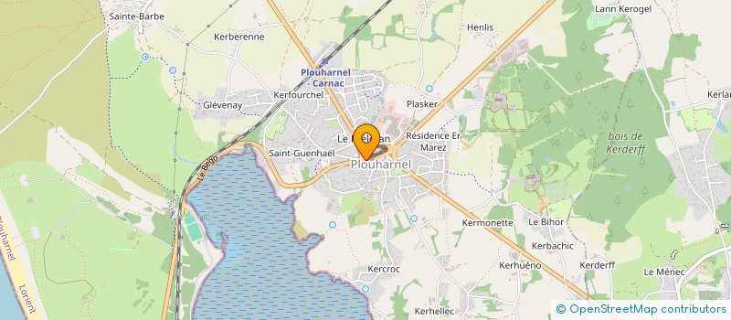 localisation de l'entreprise GAUTIER VANLERENBERGHE  PLOUHARNEL