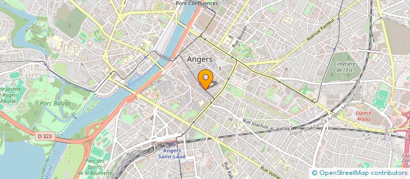 localisation de l'entreprise GAUTIER VISION à ANGERS