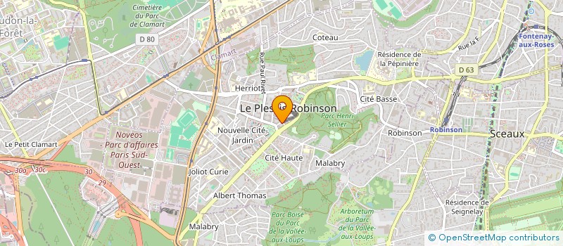 localisation de l'entreprise GAUTIER-VUILLAUME à LE PLESSIS-ROBINSON