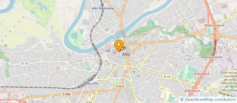 localisation de l'entreprise GAUTRAND à ALBI