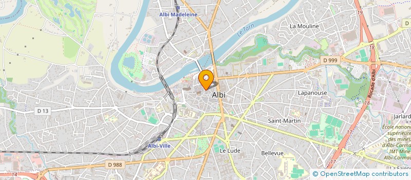 localisation de l'entreprise GAUTRANDIMMO  ALBI