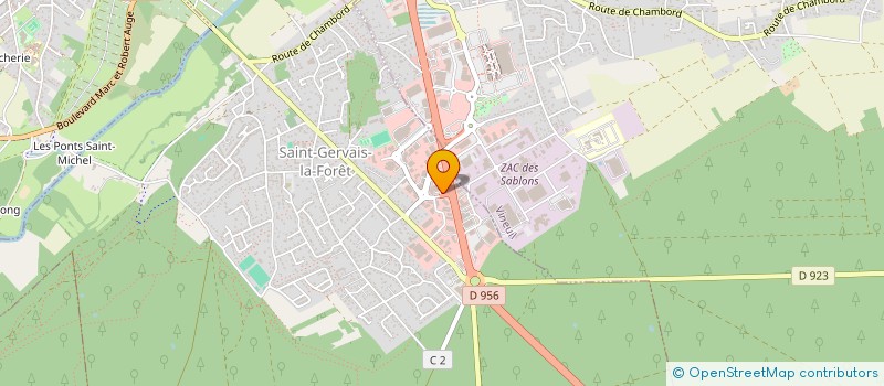 localisation de l'entreprise GAUTREY SAINT GERVAIS  SAINT-GERVAIS-LA-FORET