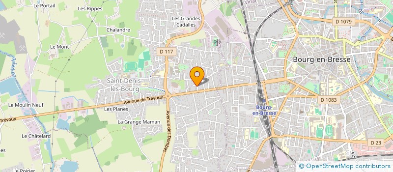 localisation de l'entreprise GAUTRON LAFOND IMMO à SAINT-DENIS-LES-BOURG