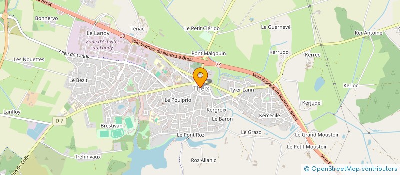 localisation de l'entreprise GAUTTIER WILLIAM à THEIX-NOYALO