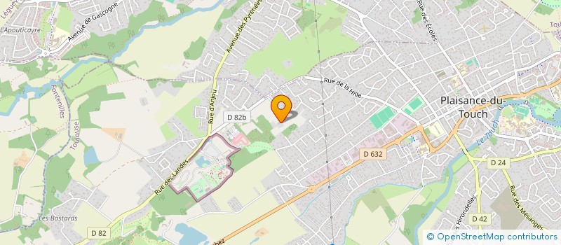 localisation de l'entreprise GAUVIN F&J PATRIMOINE  PLAISANCE-DU-TOUCH