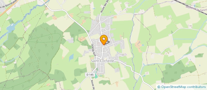 localisation de l'entreprise GAUVRIT à SAINT-CORNEILLE