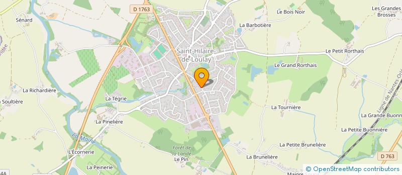 localisation de l'entreprise GAUVRIT DOMINIQUE à MONTAIGU-VENDEE