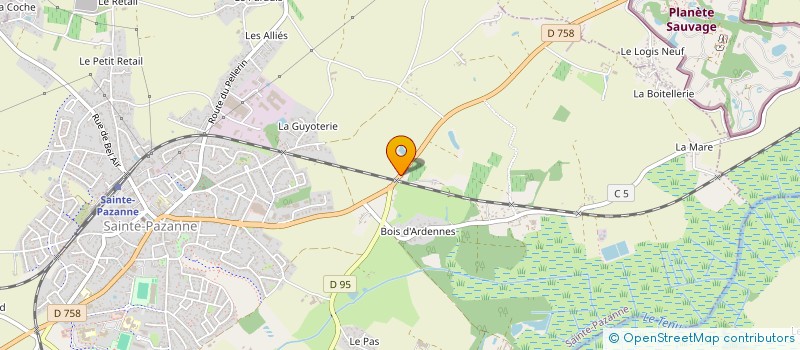 localisation de l'entreprise GAUVRIT HERRLEIN RETZ à SAINTE-PAZANNE