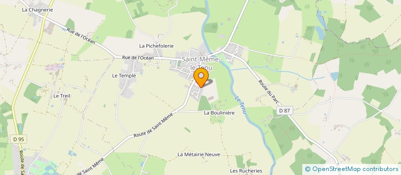 localisation de l'entreprise GAUVRIT IMMOBILIER  MACHECOUL-SAINT-MEME