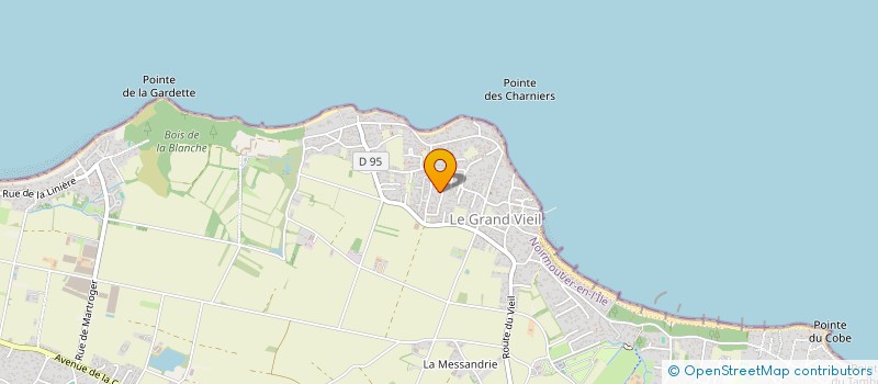 localisation de l'entreprise GAUXIE  NOIRMOUTIER-EN-L'ILE