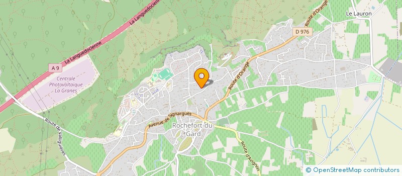 localisation de l'entreprise GAUXTHIEU  ROCHEFORT-DU-GARD
