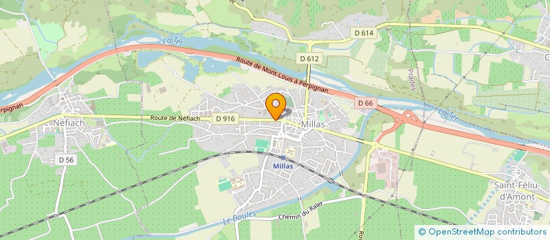 localisation de l'entreprise GAUZE JAMMES  MILLAS