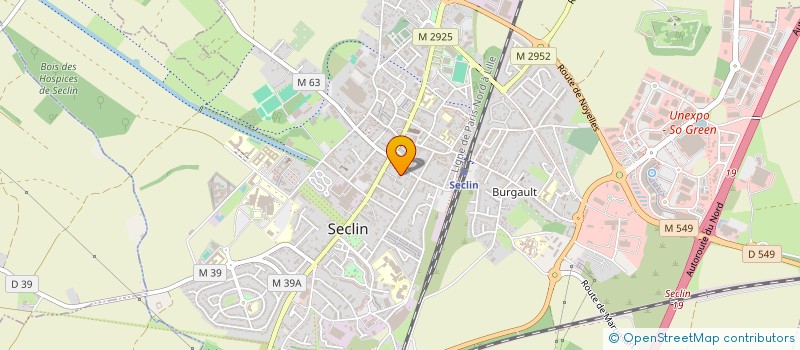 localisation de l'entreprise GAV à SECLIN